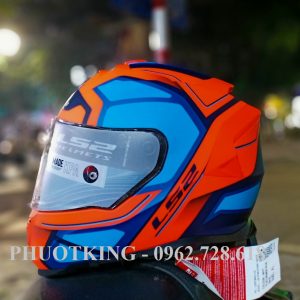 Mũ bảo hiểm LS2 FF800 cam xanh dương