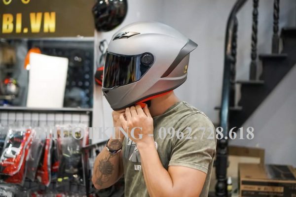 Fullface EGO E7 xám titan