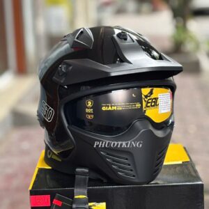 Mũ bảo hiểm EGO E51 đen bóng