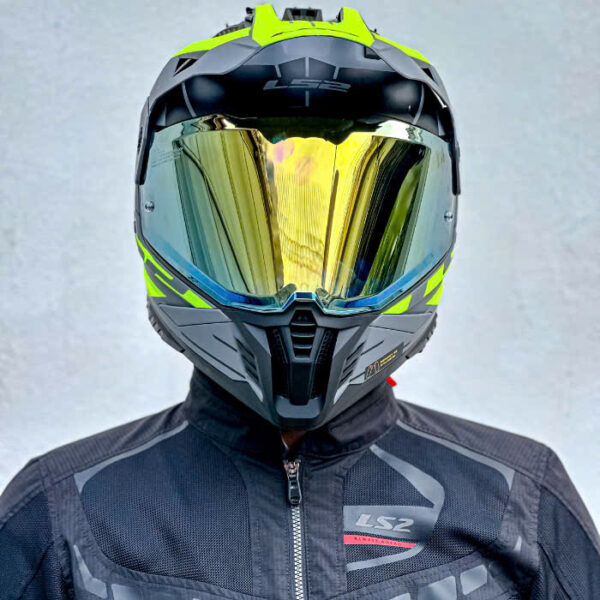 Mũ cào cào LS2 MX702 xám vàng