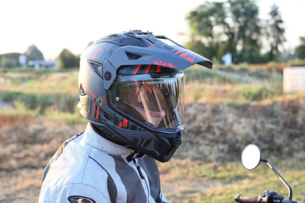 LS2 MX702 đen đỏ